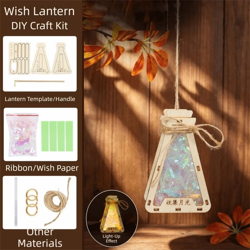 DIY Glowing Wishing Bottle  Lantern Kit