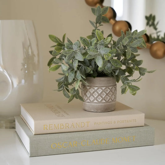 Linen Faux Book Set of 2