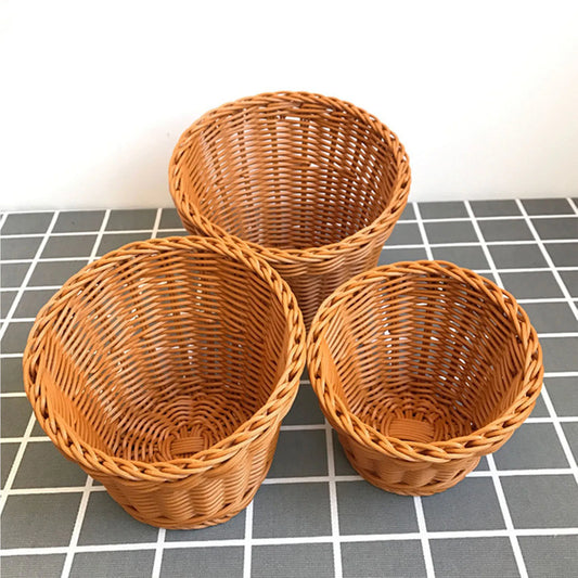 Wicker Bread & Fruit Basket