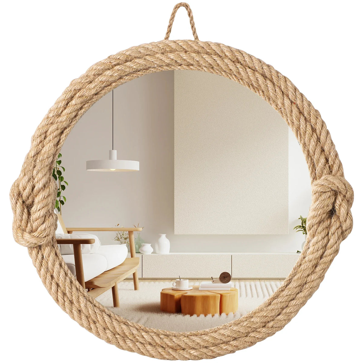 Nordic creative hanging wall mirror
