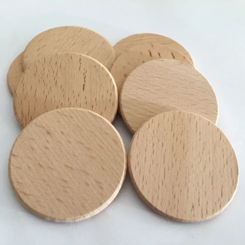 Unfinished Wood Slices, 10 Pack