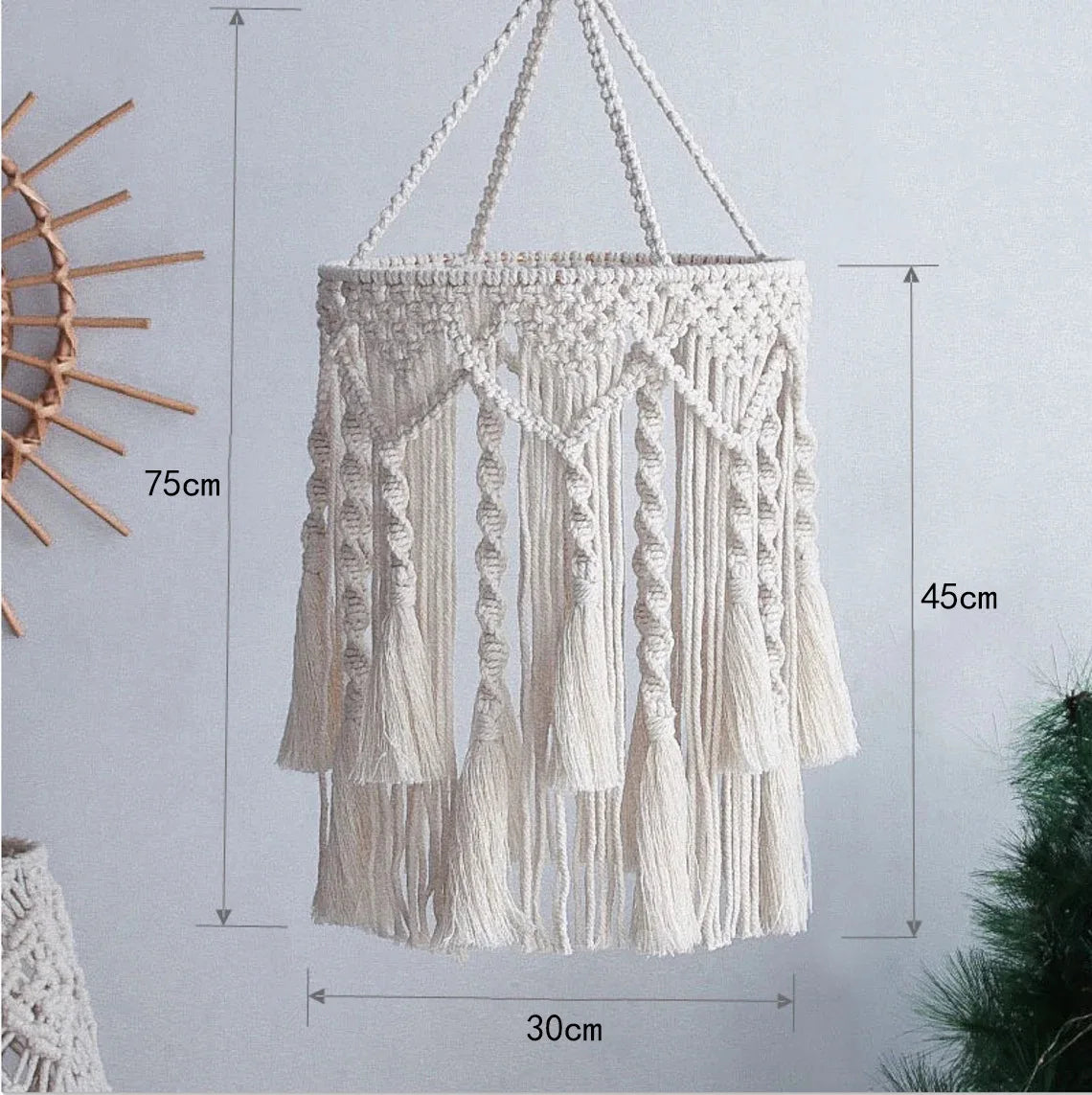 Cotton Rope Woven Lampshade