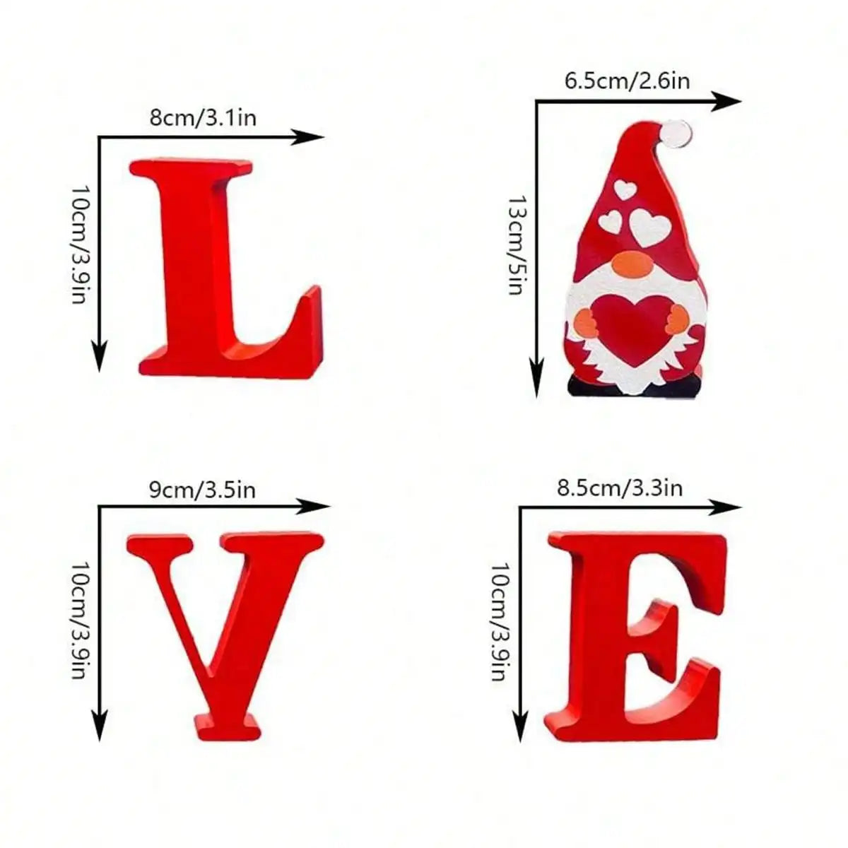 Wooden Love Sign Set