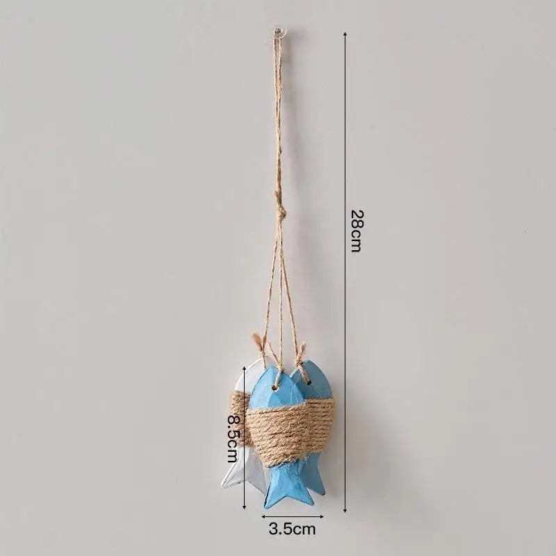 Handmade Wood Animal Wall Pendant