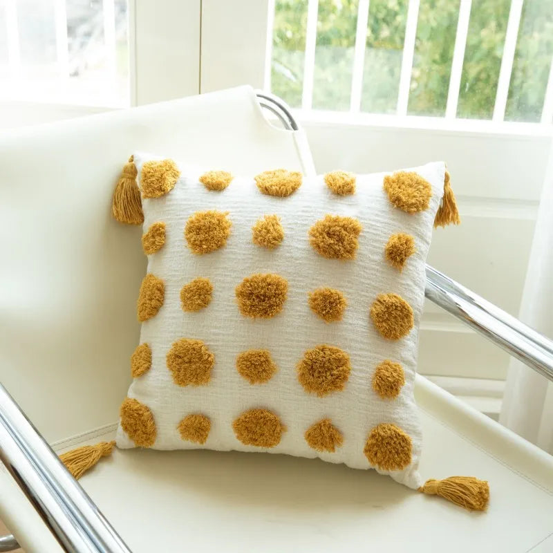 Boho Embroidered Cushion Cover