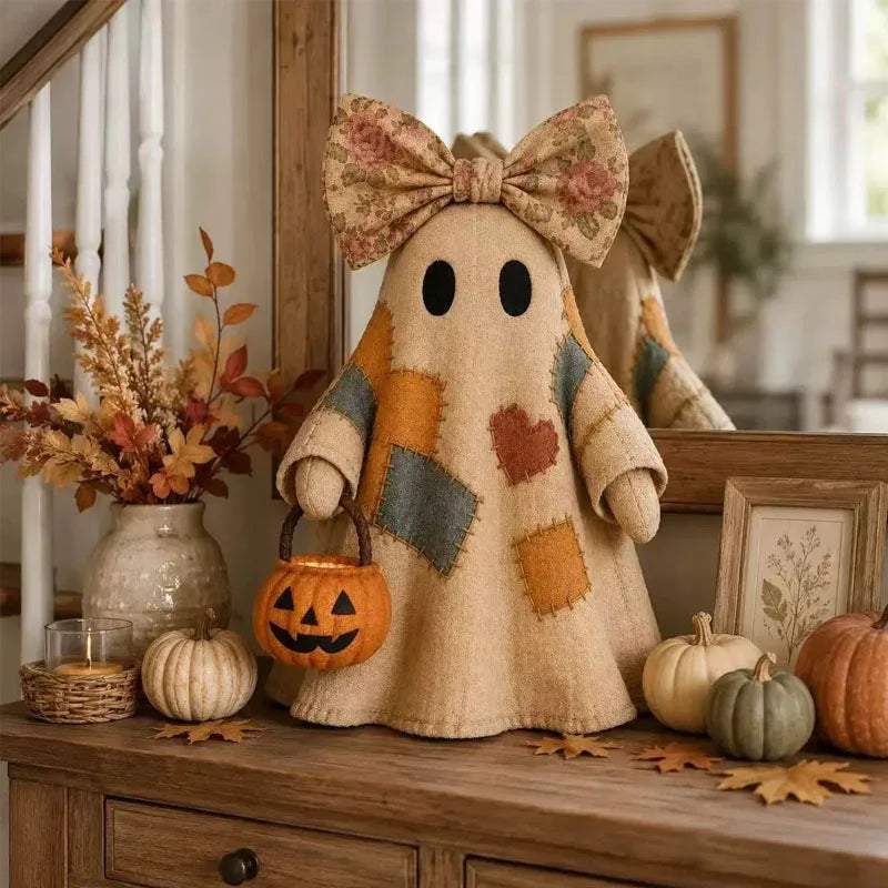 Halloween Patchwork Ghost