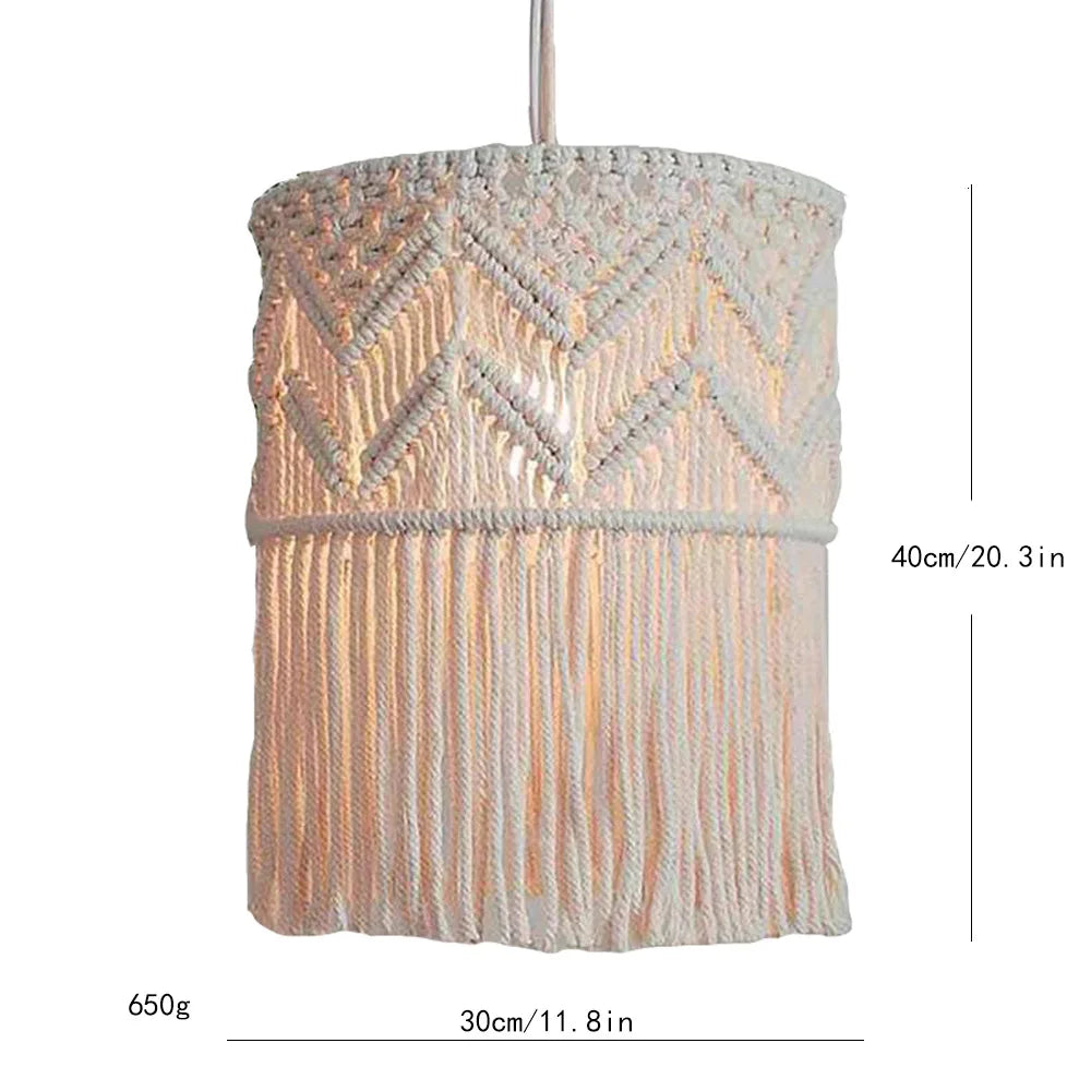 Cotton Rope Woven Lampshade