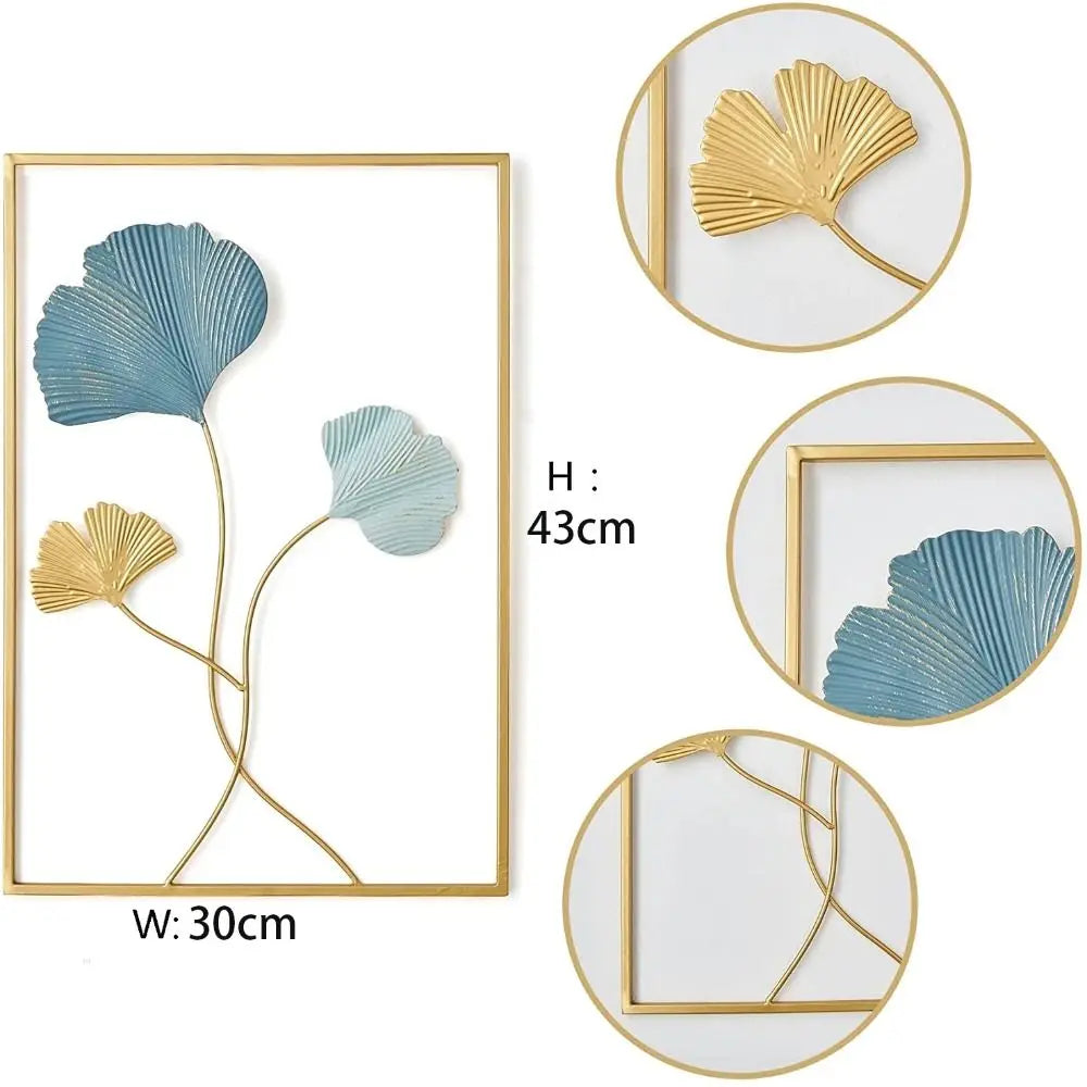 Iron Arts Ginkgo Leaf Wall Hanging Ornaments