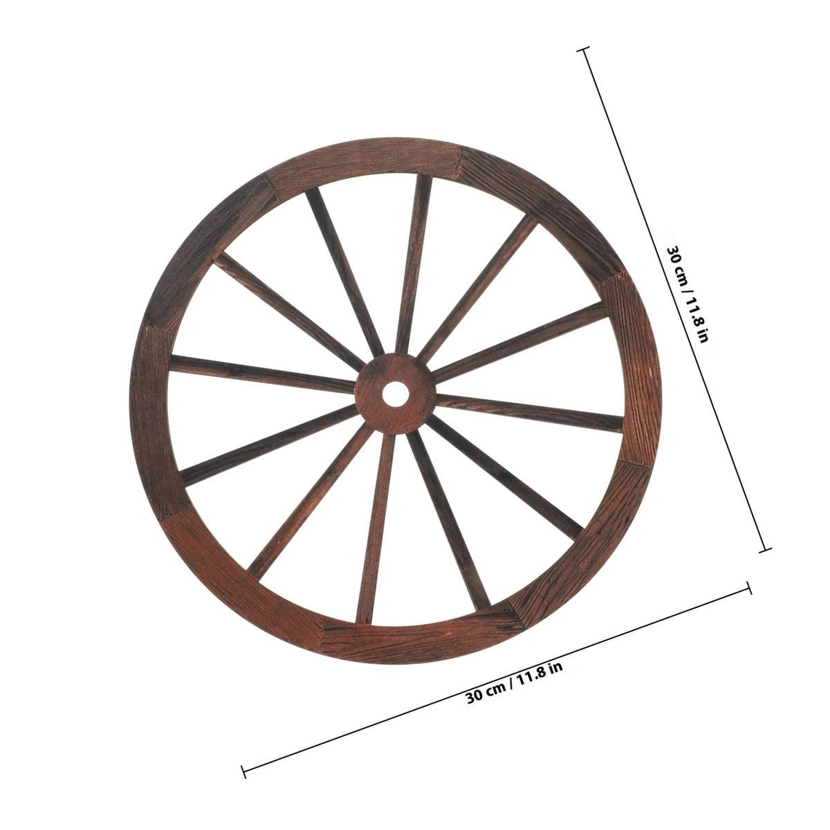 Rustic Wagon Wheel Wall Decor
