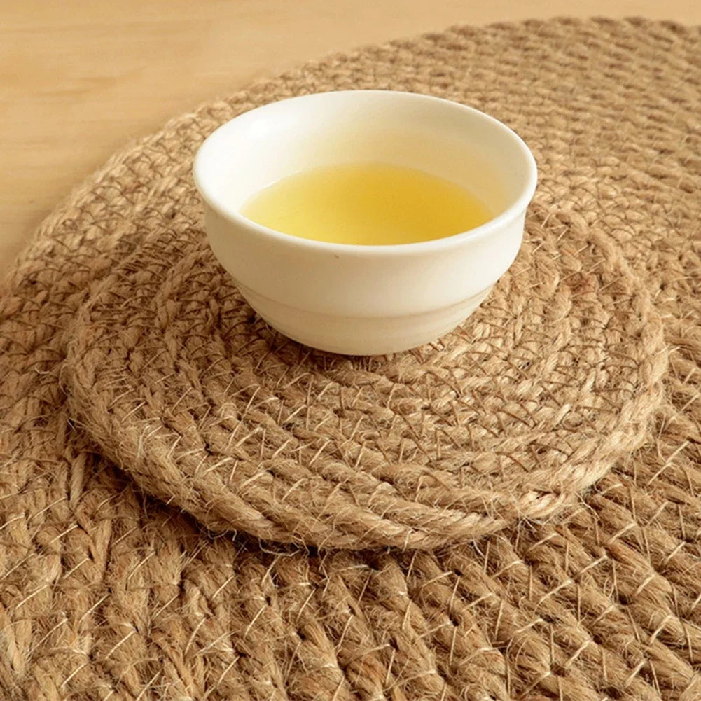 Handmade Hemp Rope Woven Placemat