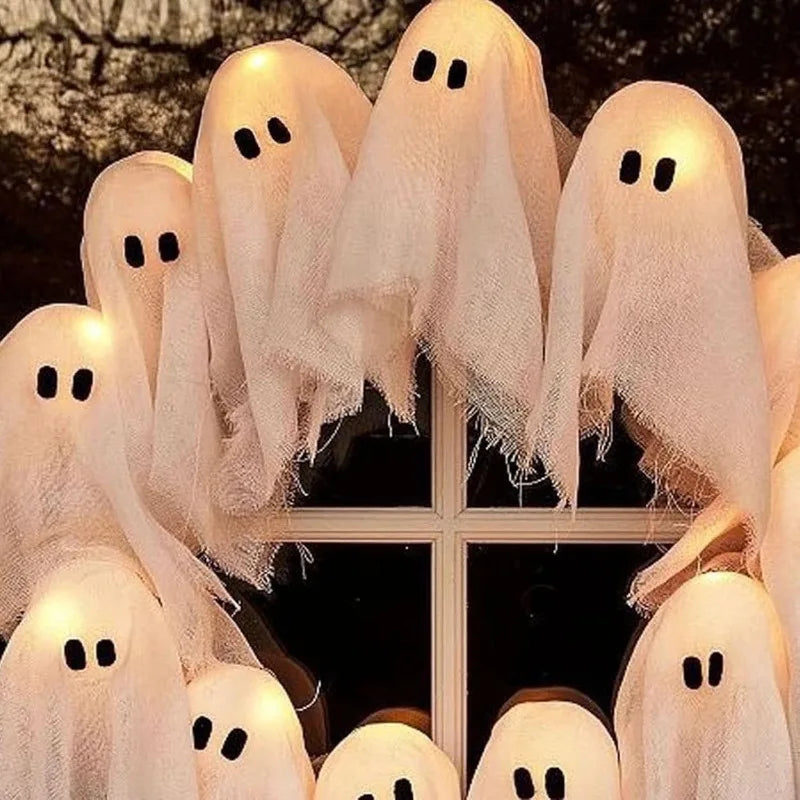 Halloween Fabric Ghost Garland