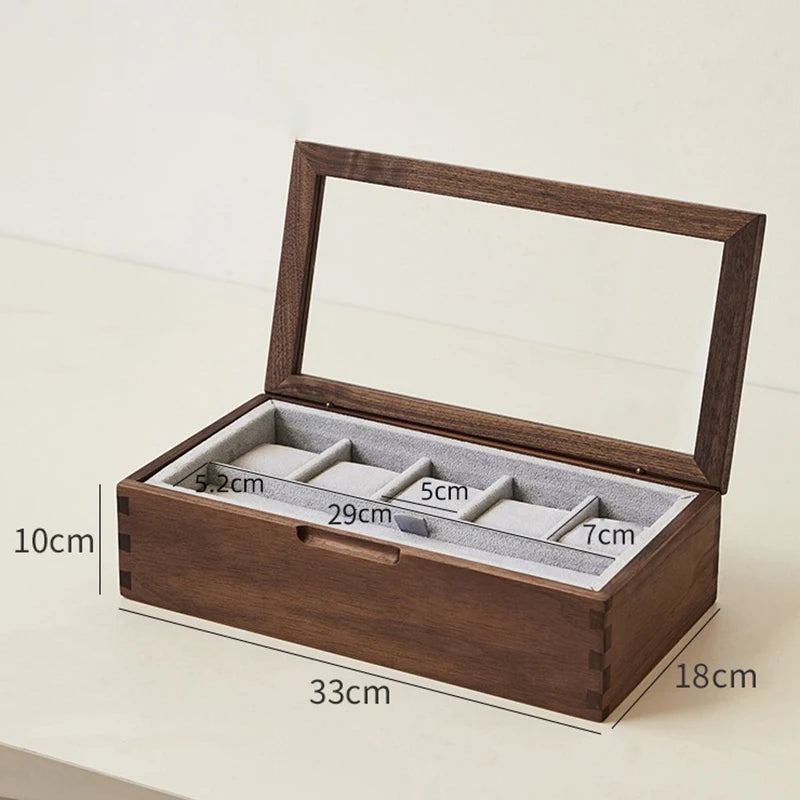 Black Walnut Watch Storage Box