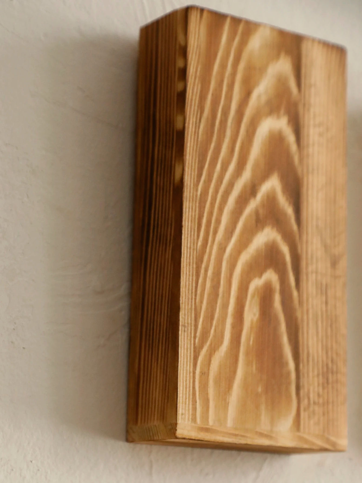 Rustic Wooden Wall-Mounted Vases | Farmhouse Flower Holders for Dried & Faux Botanicals