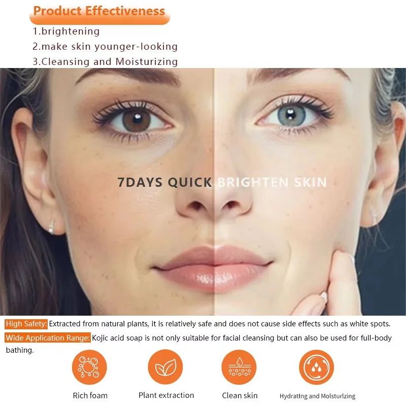Kojic Acid Cleansing Bar – Moisturizing Handmade Soap
