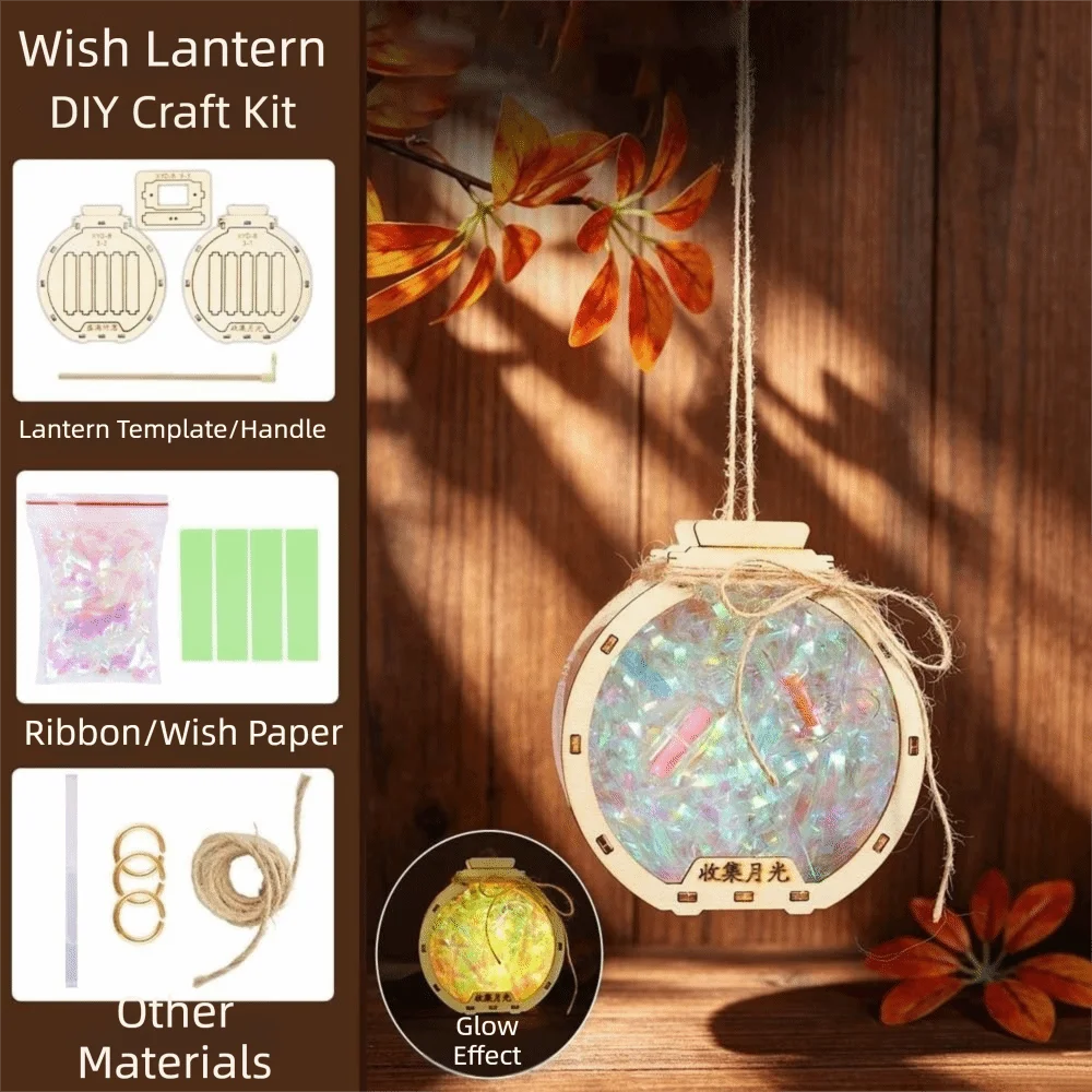 DIY Glowing Wishing Bottle  Lantern Kit