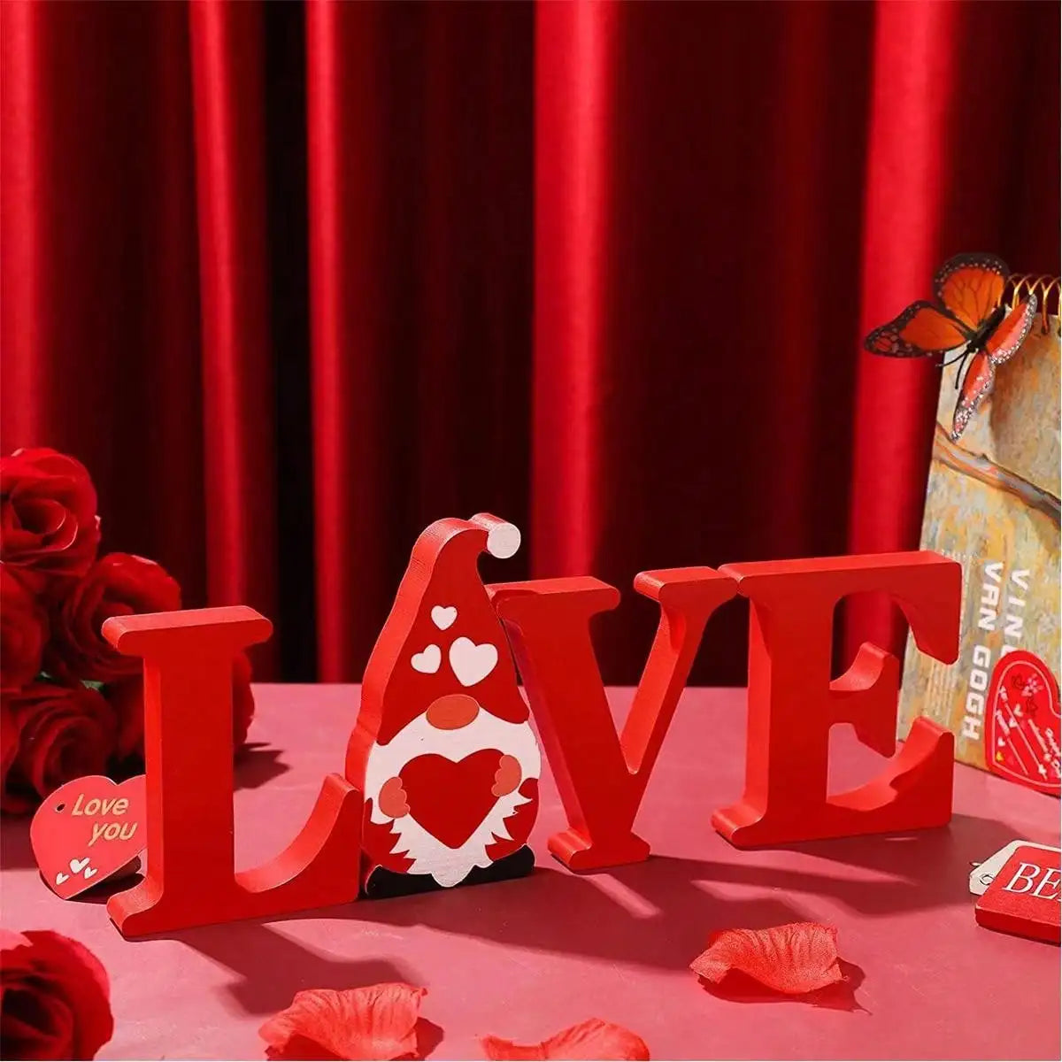 Wooden Love Sign Set