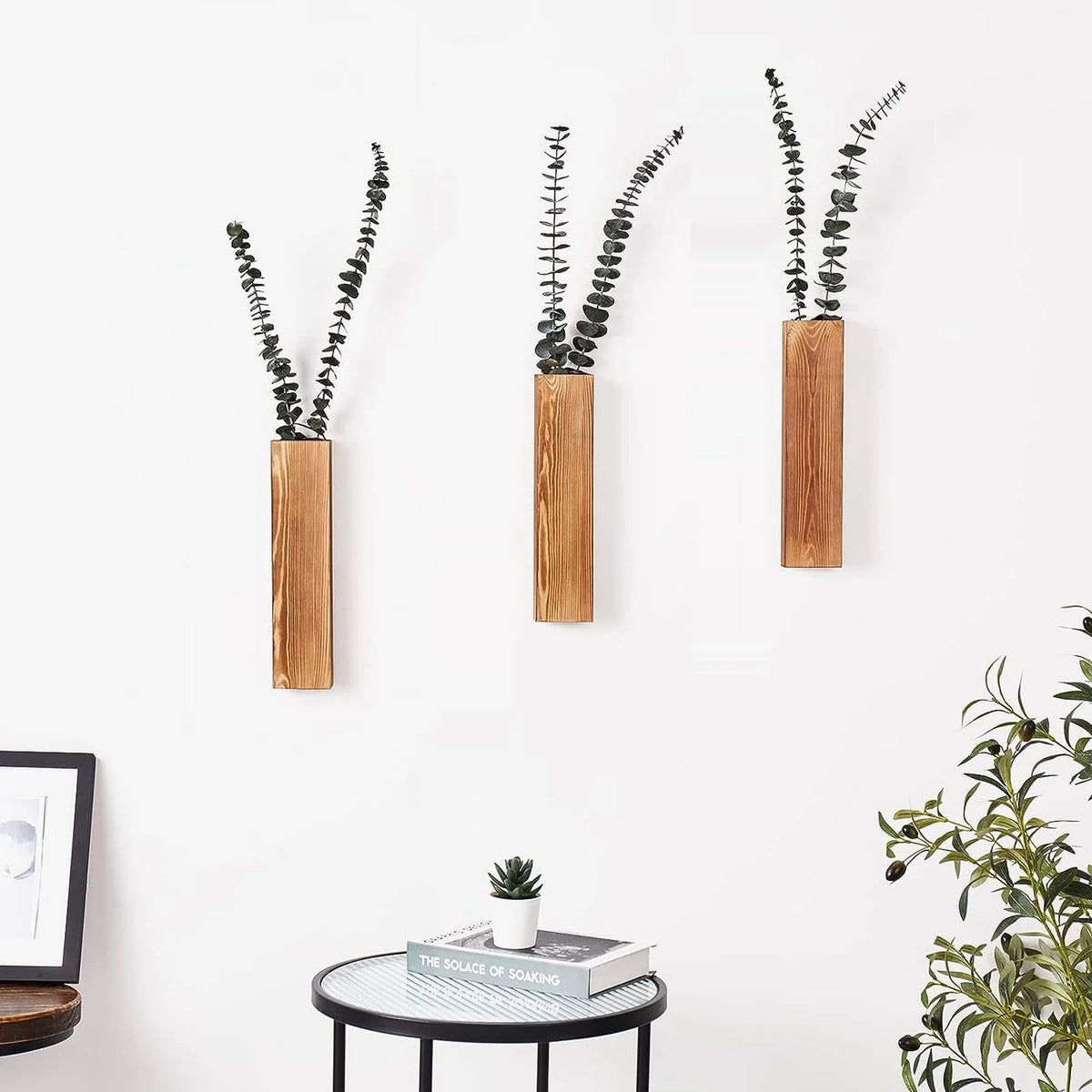 Wooden Wall Planter
