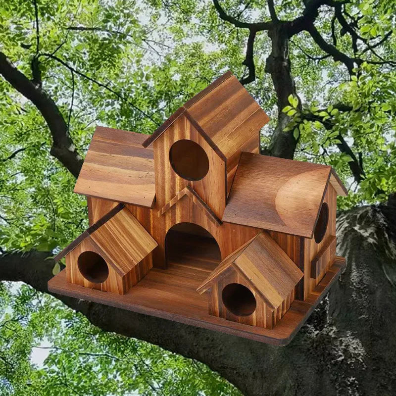 Rustic Wooden Birdhouse