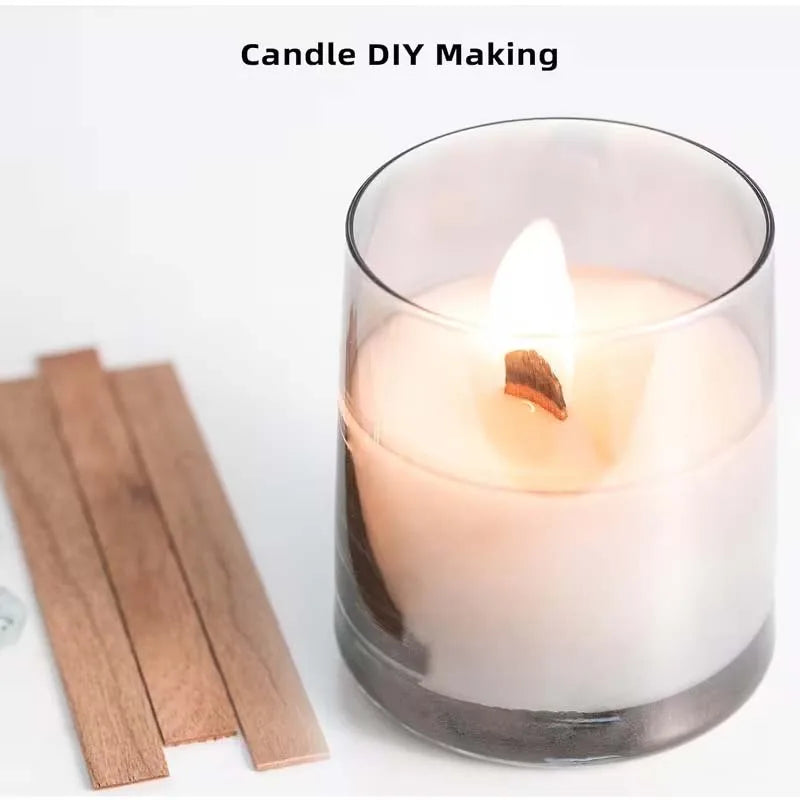 Candle Wick Kit with Holders & Labels, 60 Pieces