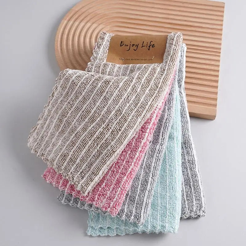 All Cotton Super Absorbent 5PCS Kitchen Cleaning Cloths