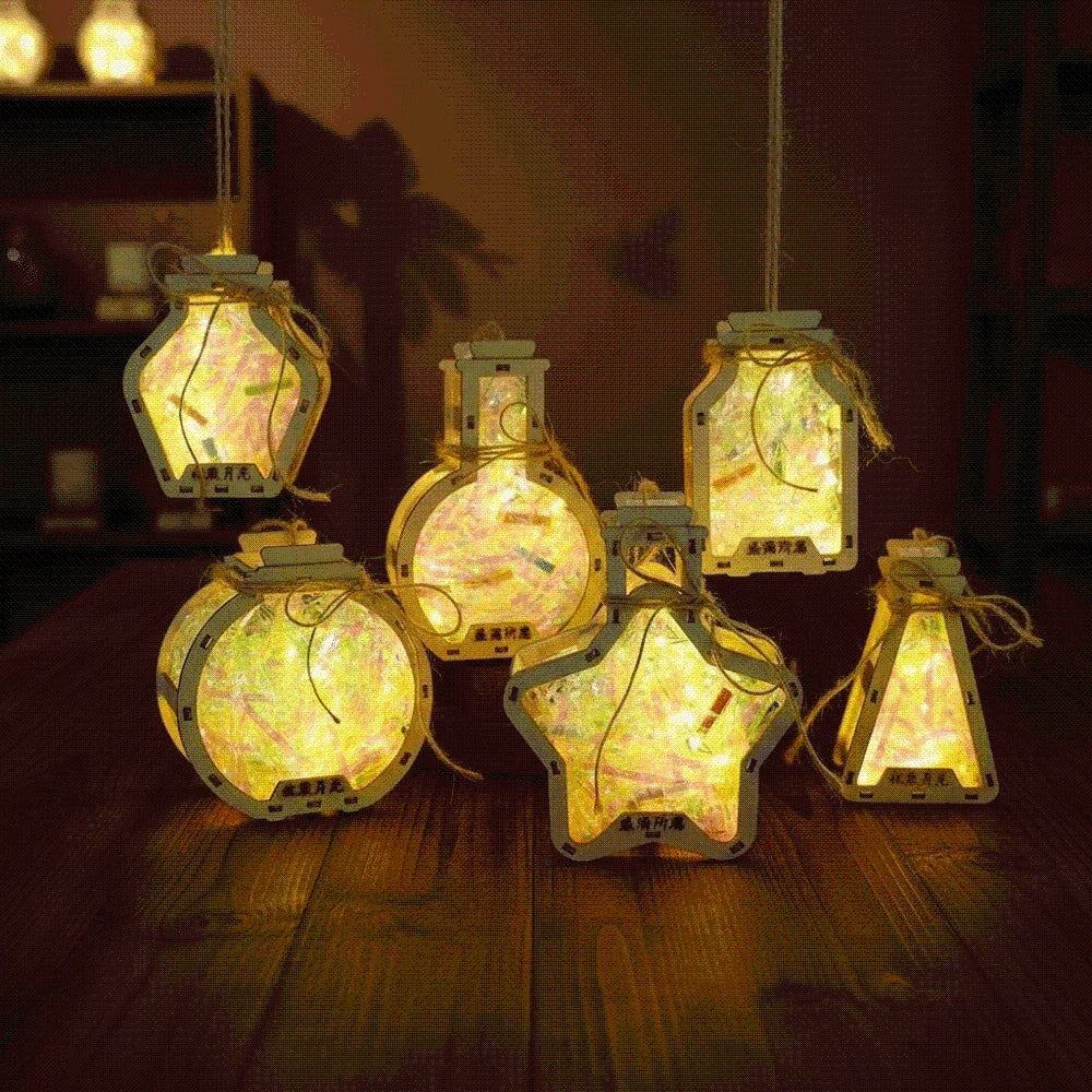 DIY Glowing Wishing Bottle  Lantern Kit