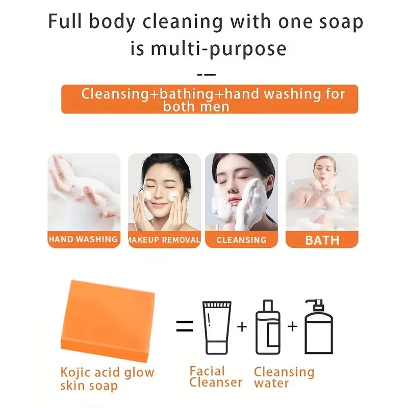 Kojic Acid Cleansing Bar – Moisturizing Handmade Soap