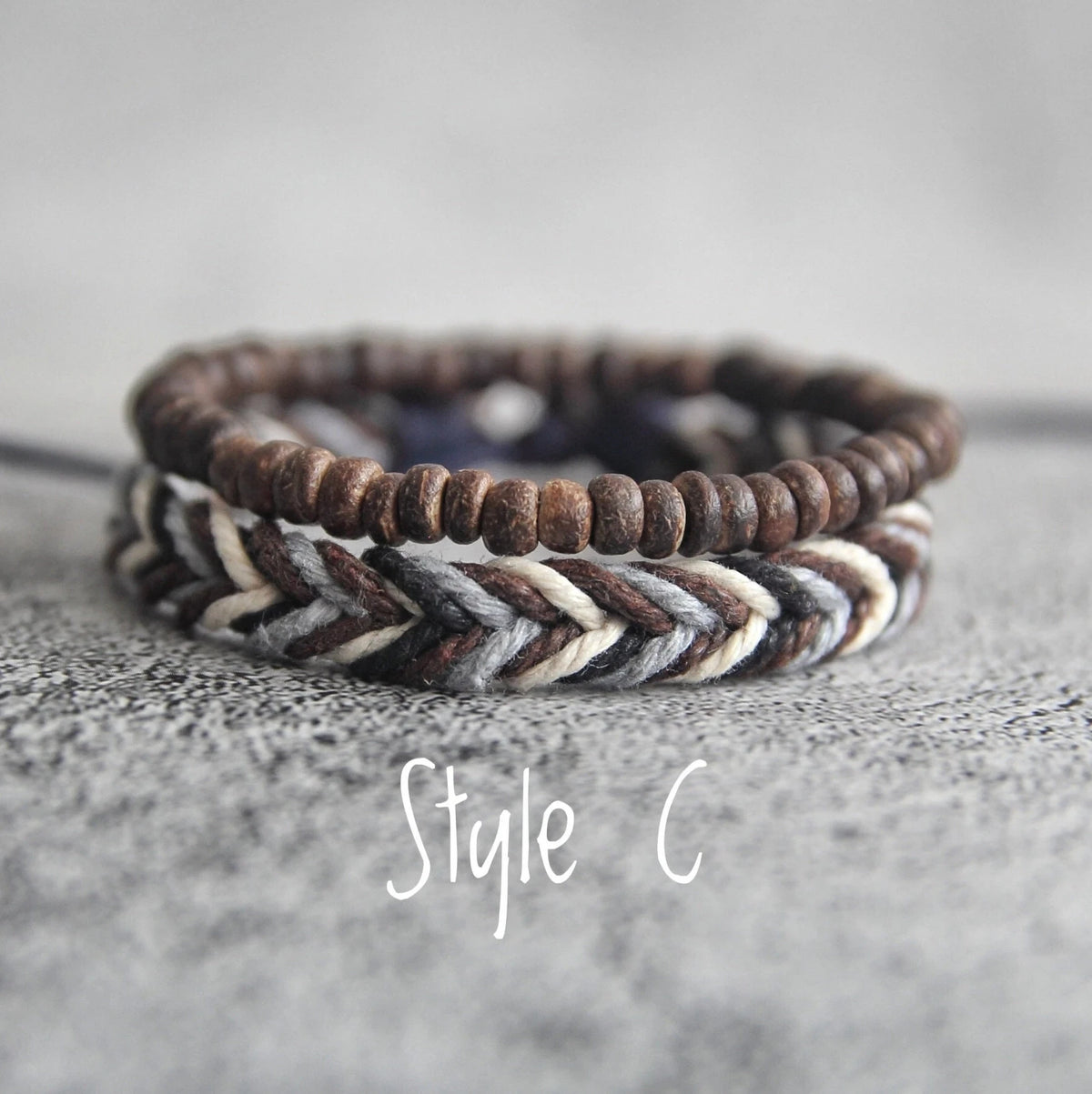 Boho Braided Bracelet Set