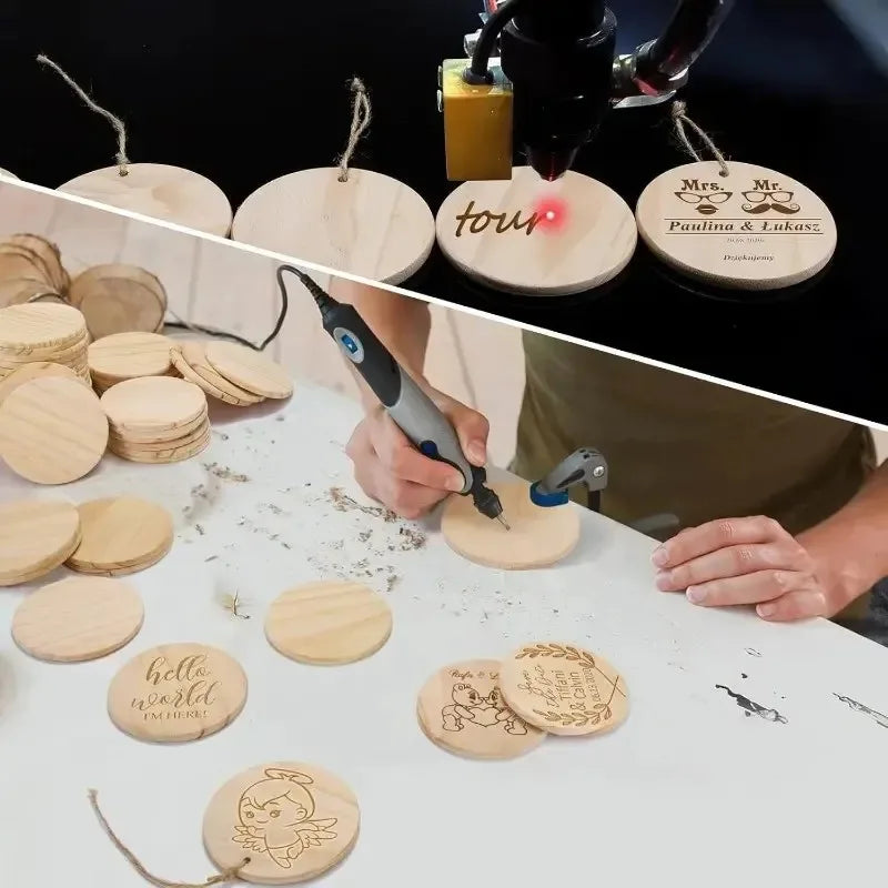 Unfinished Wood Discs for Crafts