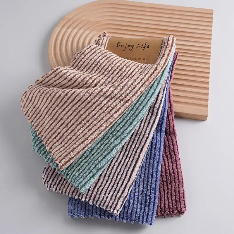 All Cotton Super Absorbent 5PCS Kitchen Cleaning Cloths