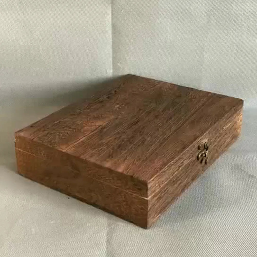 Lockable Wooden Jewellery Box & Storage Organizer | Dust-Proof Treasure Chest