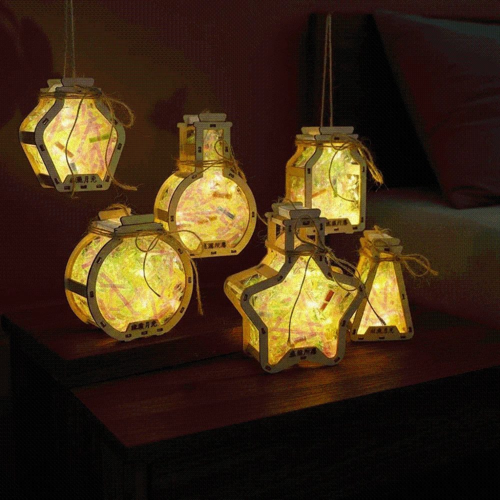 DIY Glowing Wishing Bottle  Lantern Kit
