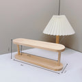 2-Tier Wooden Desktop Organizer Shelf