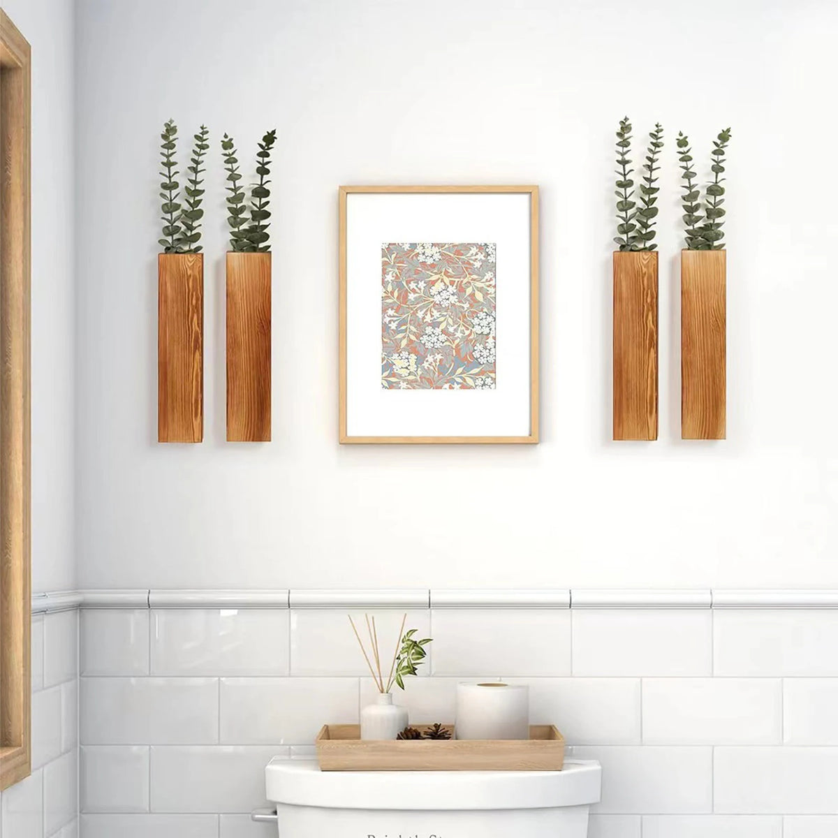Wooden Wall Planter