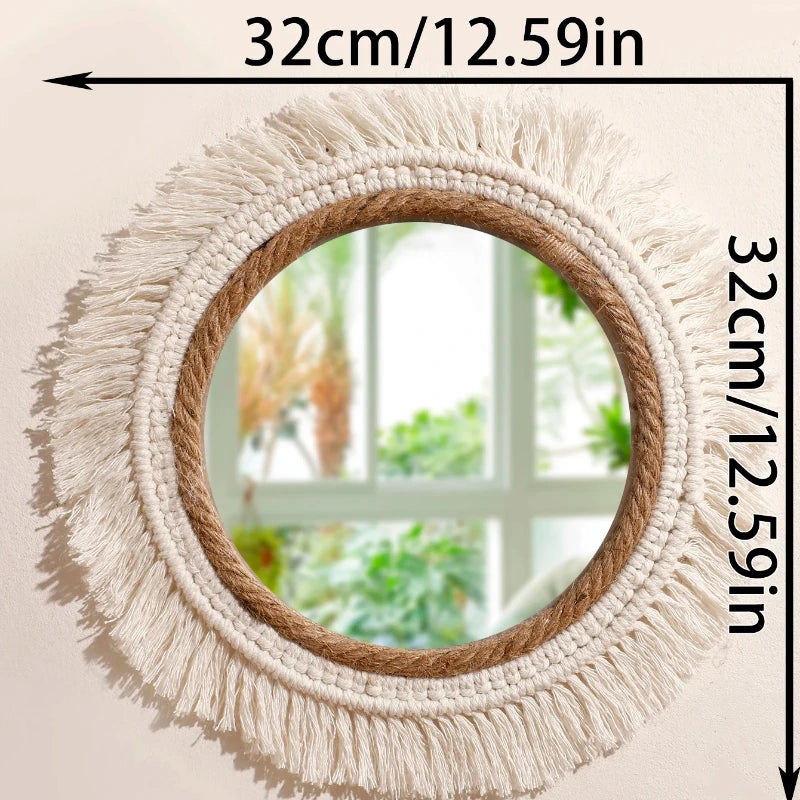 Bohemian Woven Mirror