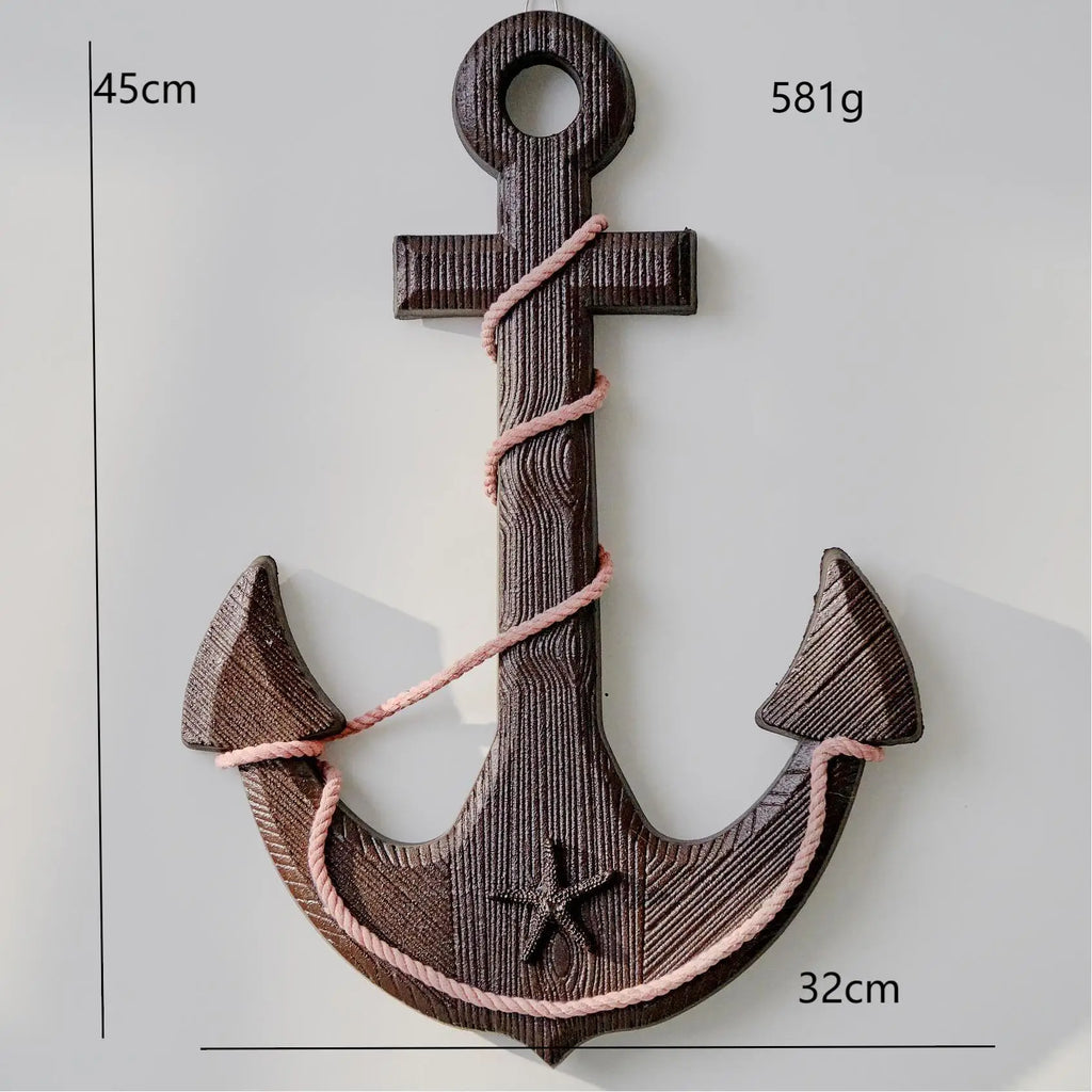 Handcrafted Distressed Mediterranean Wooden Ship Wall Hangings