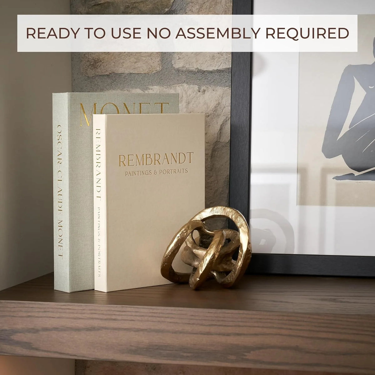Linen Faux Book Set of 2