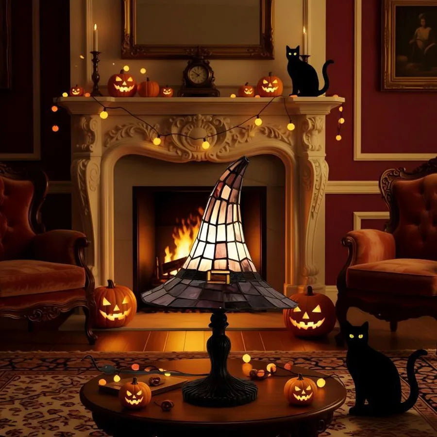 Halloween Witch Hat Magic LED Lights