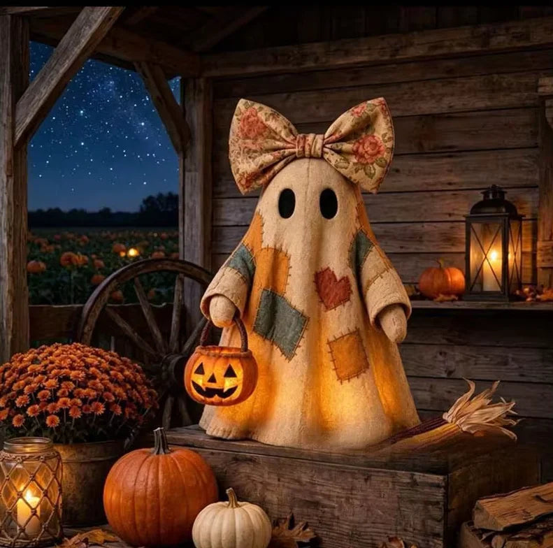 Halloween Patchwork Ghost