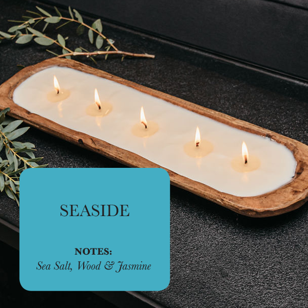 5-Wick Dough Bowl  Candles