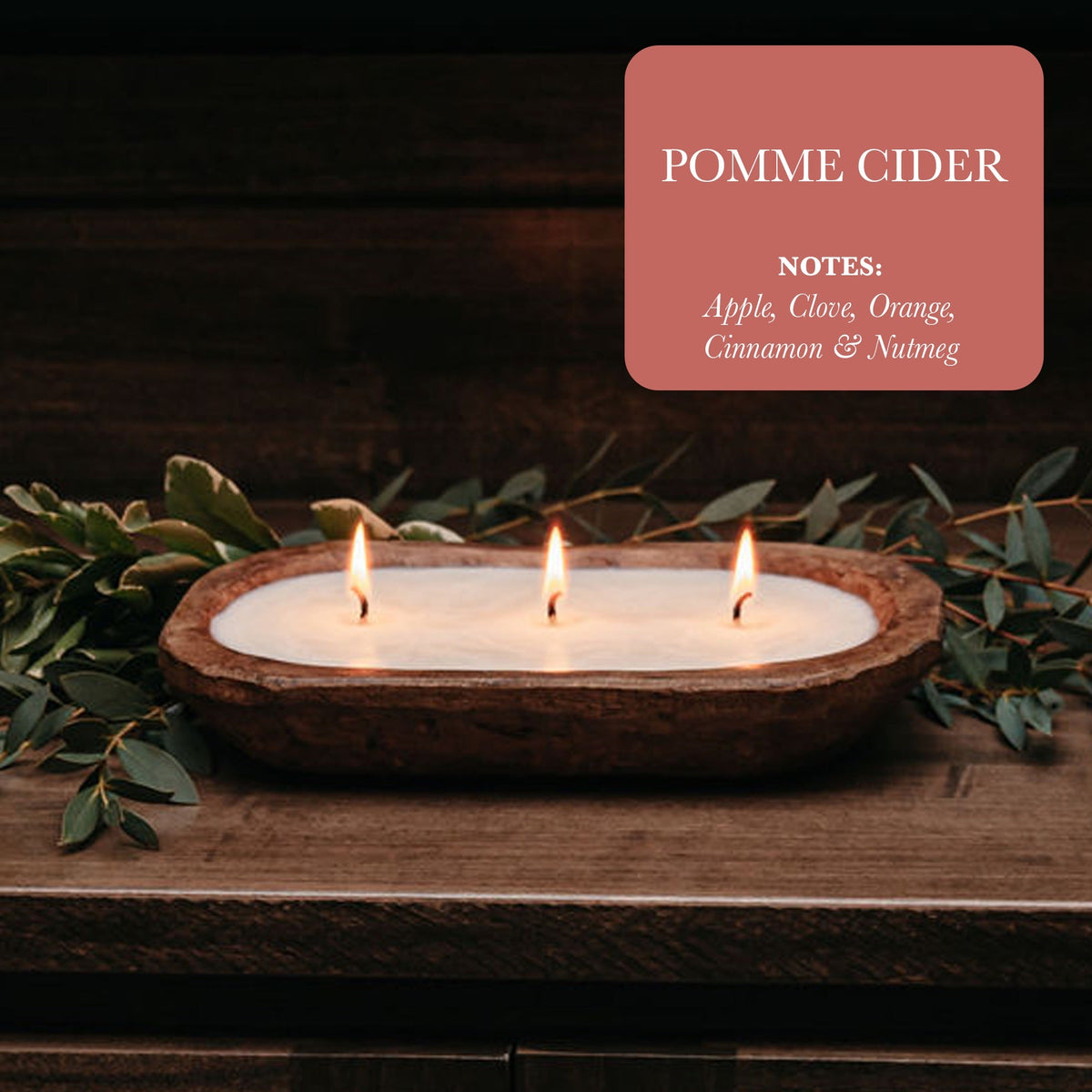 3-Wick Dough Bowl Soy Candle