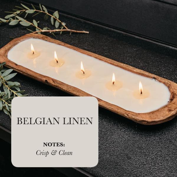 5-Wick Dough Bowl  Candles
