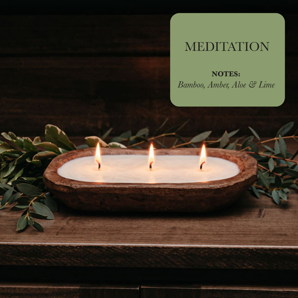3-Wick Dough Bowl Soy Candle