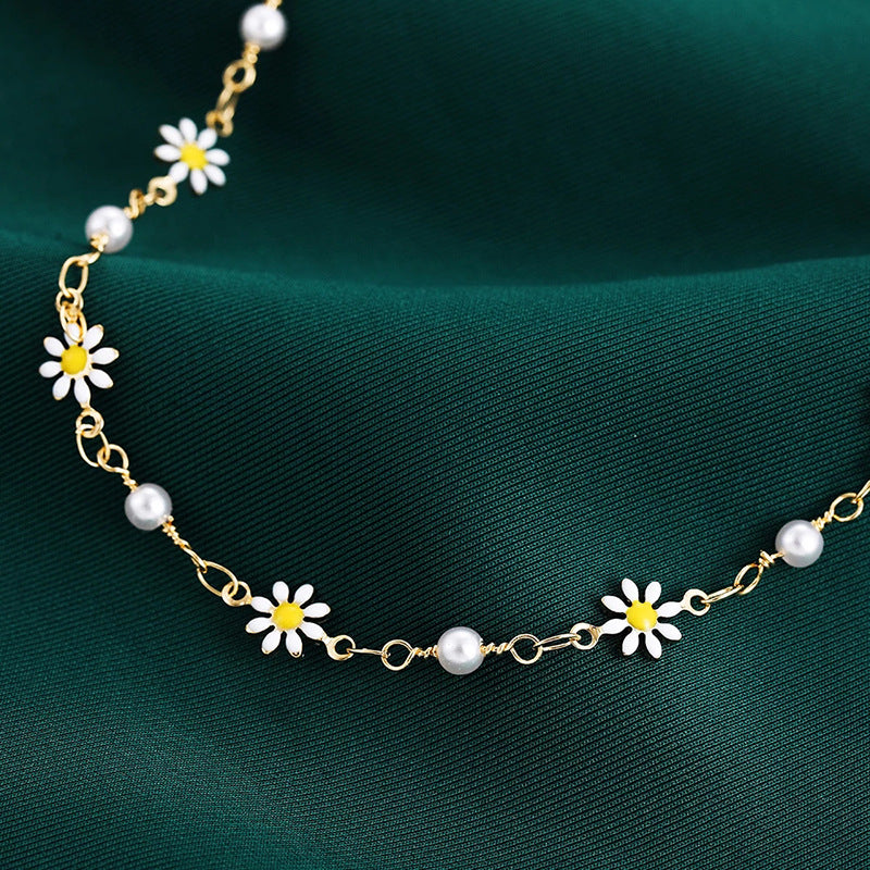 Bohemian Daisy Anklets