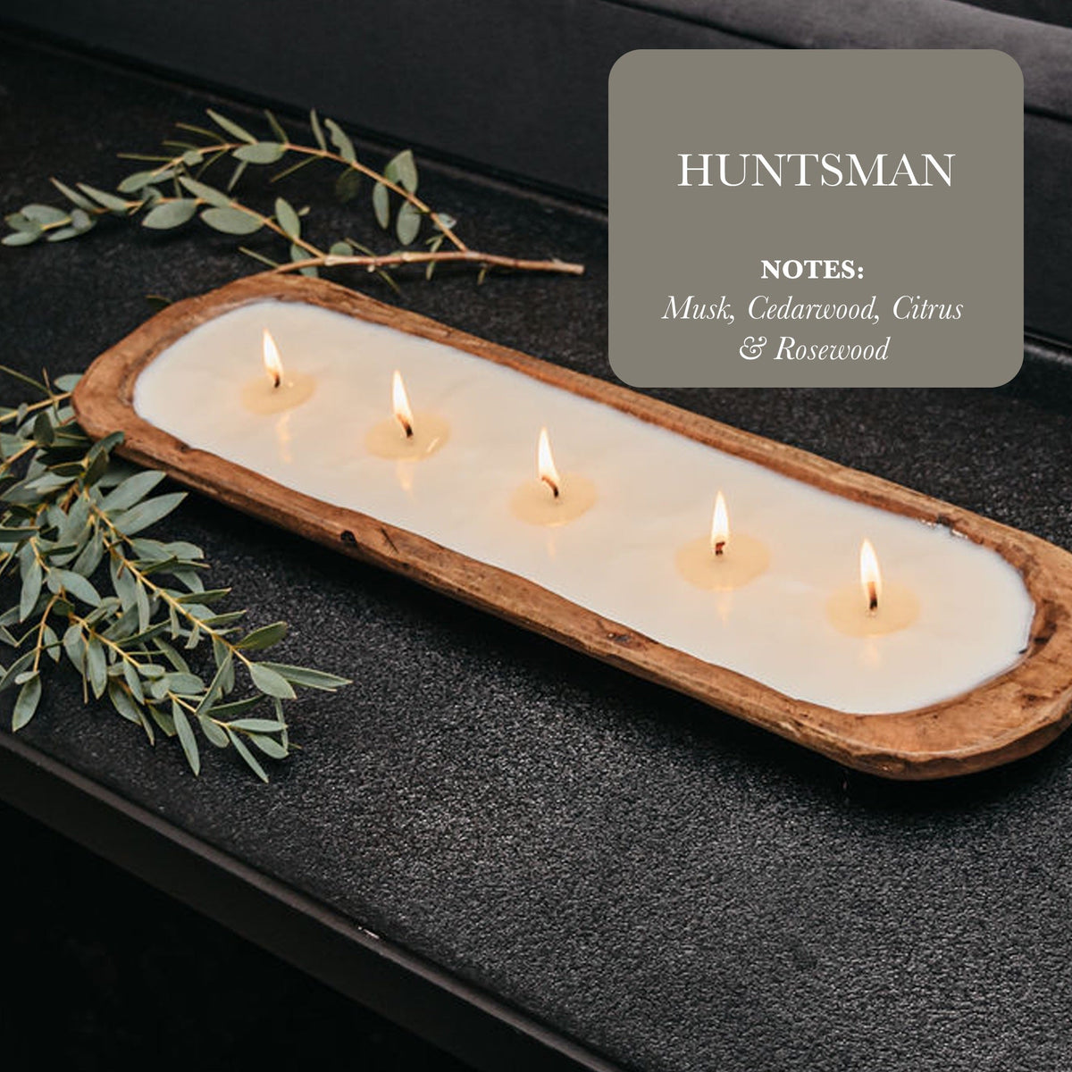 5-Wick Dough Bowl  Candles
