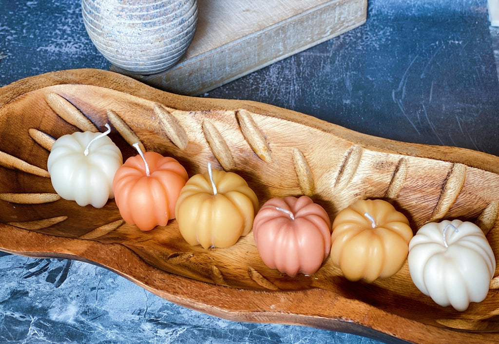 Handmade Soy Wax Pumpkin  Candles