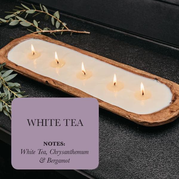 5-Wick Dough Bowl  Candles