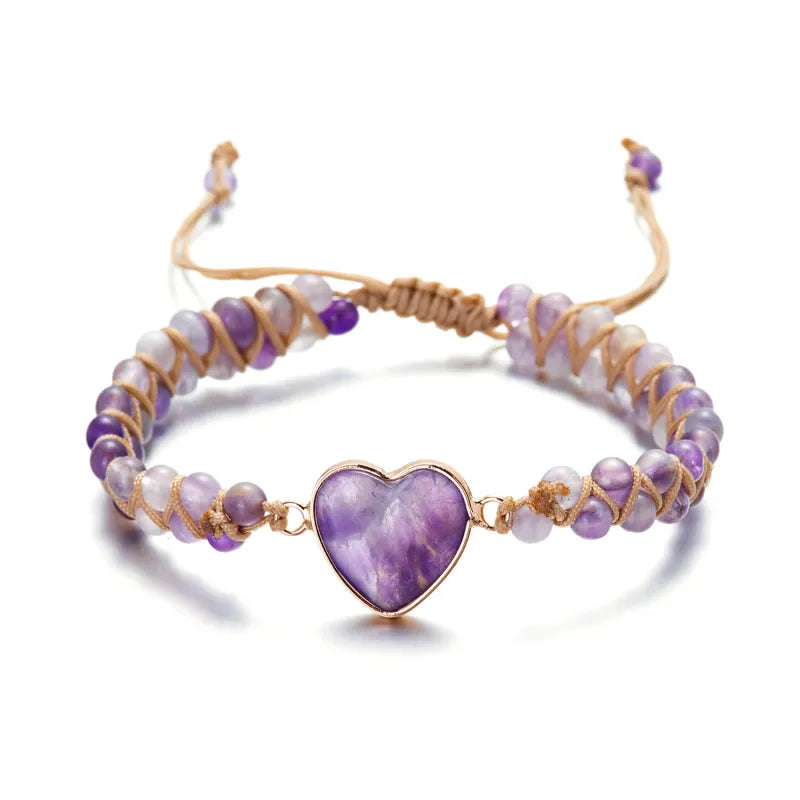 Love Stone Winding Bracelet