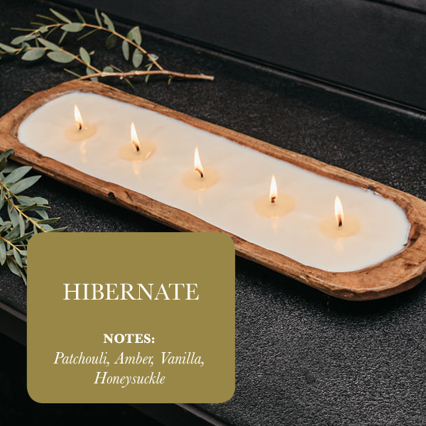 5-Wick Dough Bowl  Candles