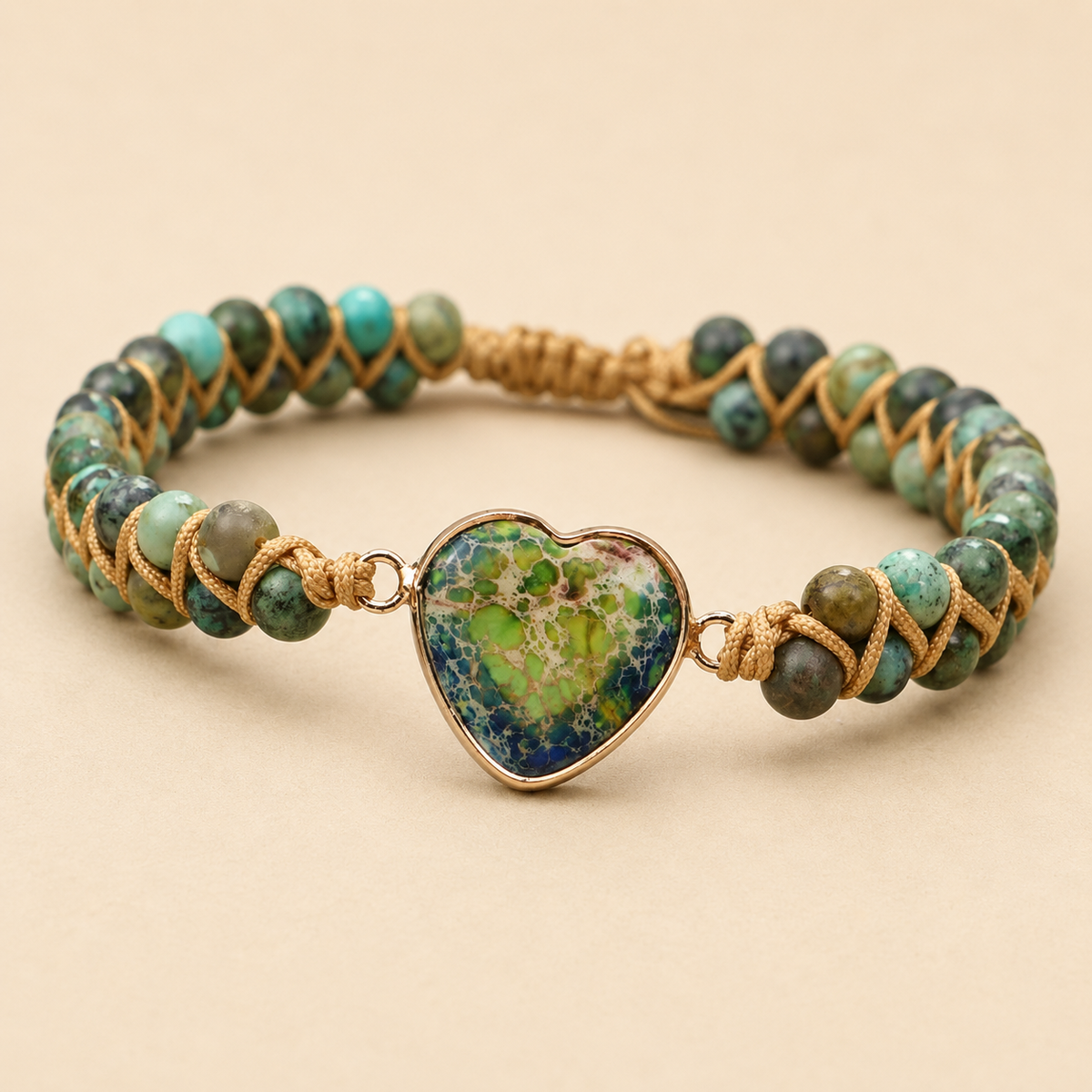 Love Stone Winding Bracelet