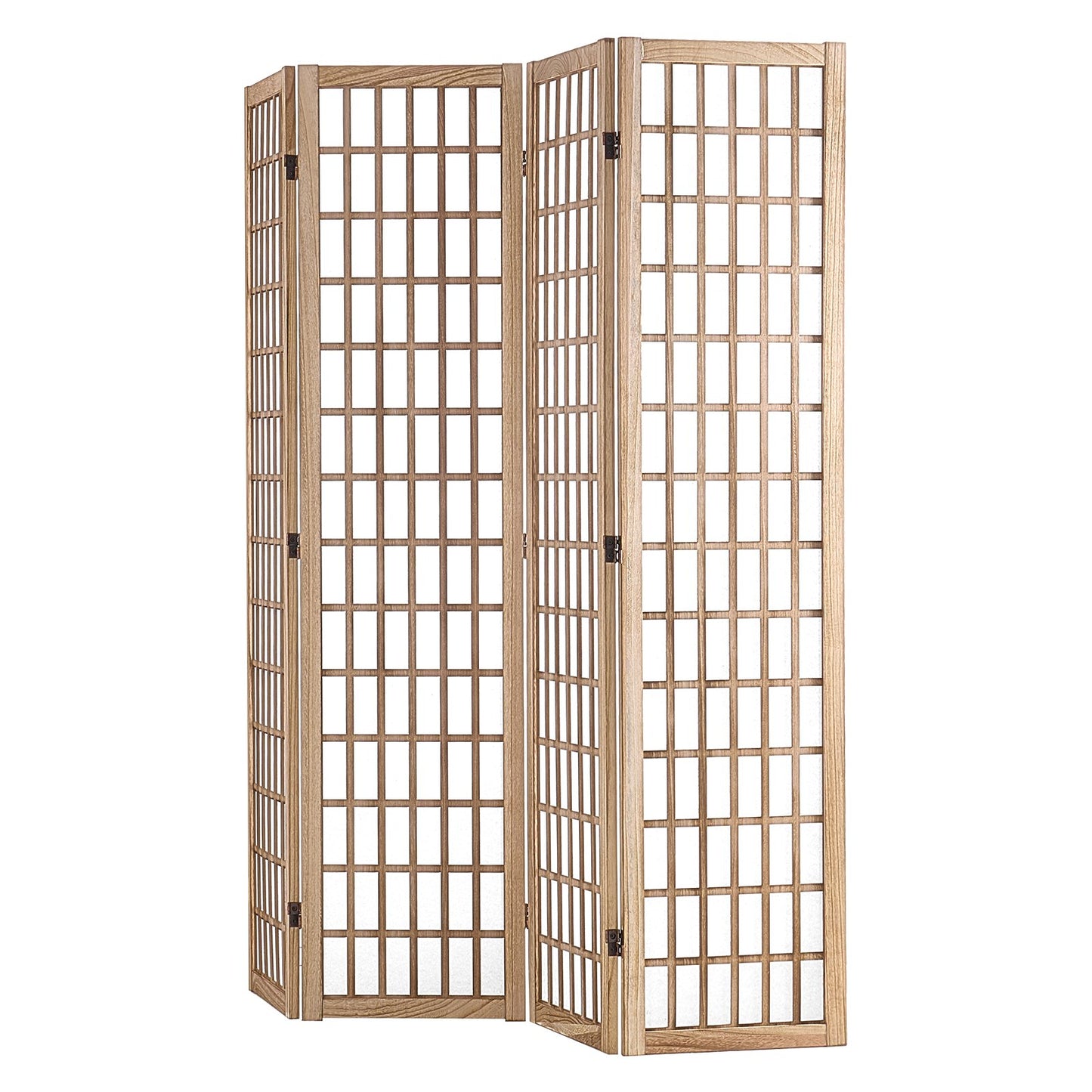 Room Divider, 4 Panel Japanese Room Divider, Folding Privacy Screen